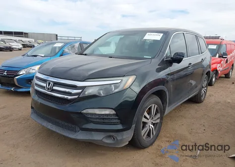 2017 Honda Pilot Ex-L из США, поврежденный, VIN 5FNYF5H86HB014183